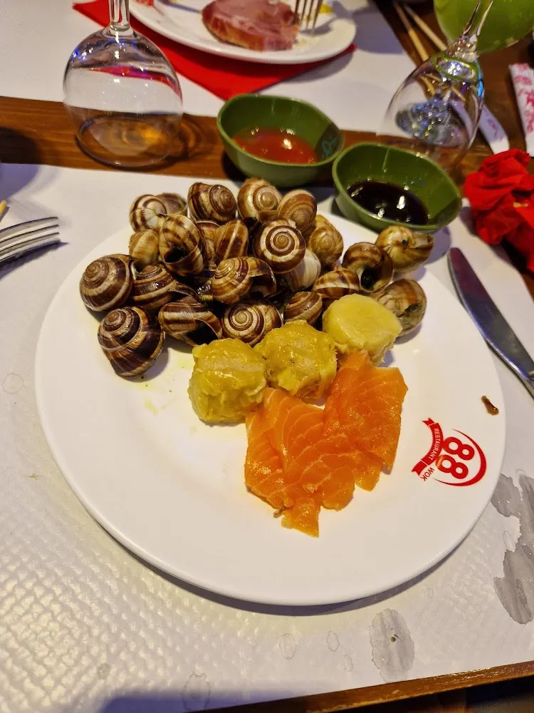 Escargot Saumon Bouchée Vapeur